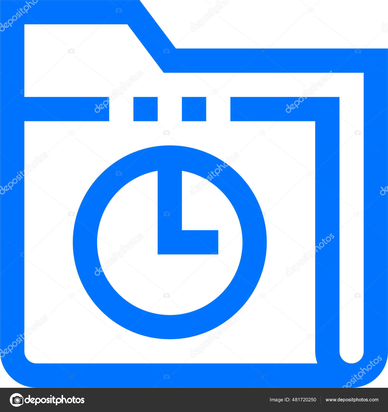 Backup Dokument Mapp Ikon Konturstil — stockvektor av ©iconfinder 481720250