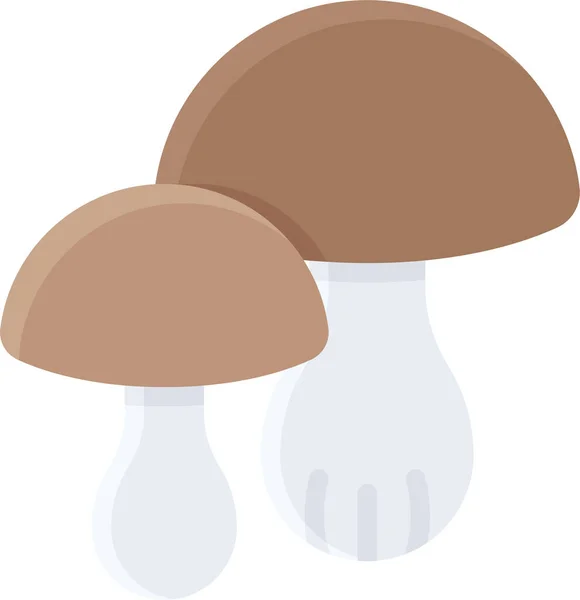 Food Fungus Healthy Icon — Stock Vector