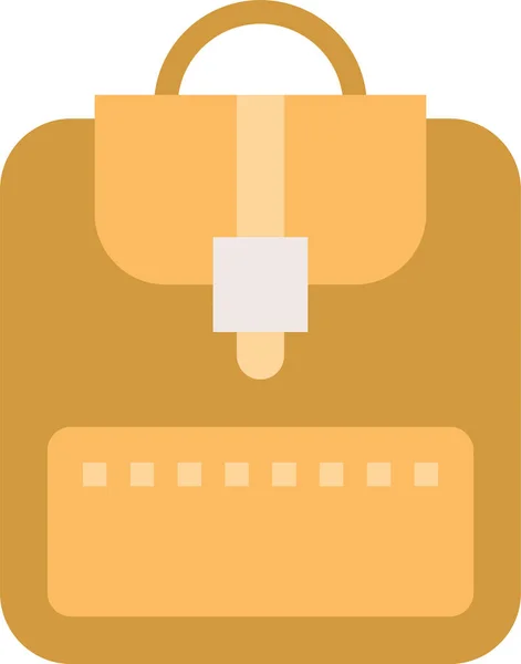 Bag Fashion Handbag Icon Flat Style — Stock Vector