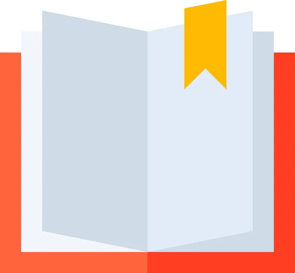 Ikona Dokumentu Zakładki Książki Kategorii Folderów — Wektor stockowy