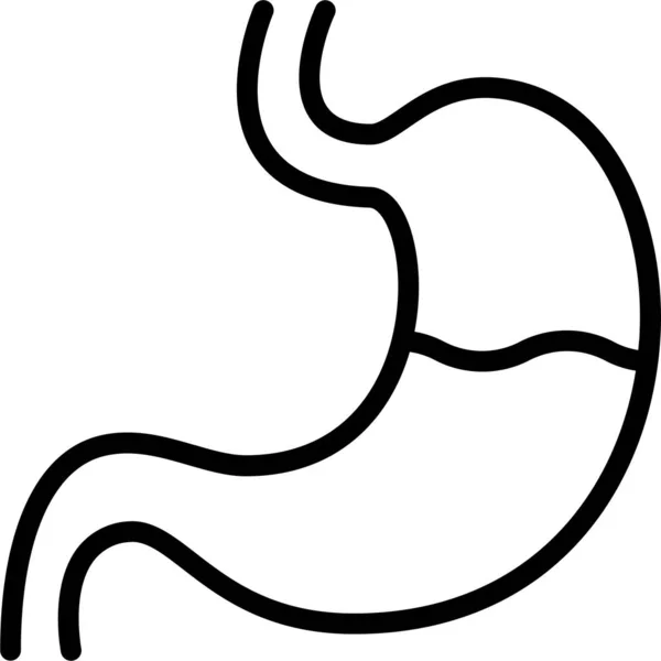 Gastroenterologie Gastroenterologie Ikona Žaludku — Stockový vektor