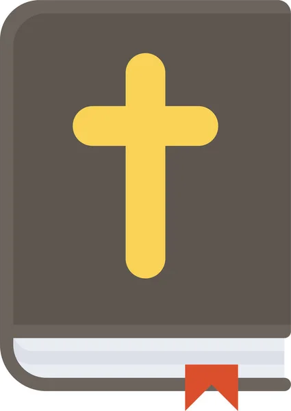 Bible Sainte Icône Chrétienne — Image vectorielle