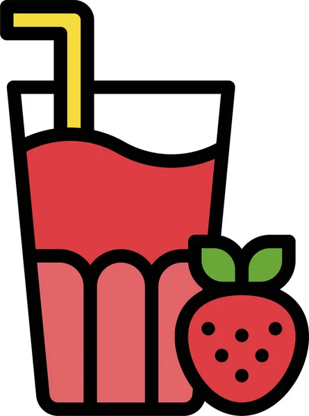 Beverage Drinks Fruit Icon — Stock Vector