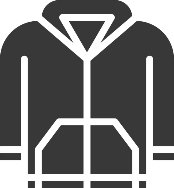 Ropa Ropa Icono Moda Estilo Sólido — Vector de stock