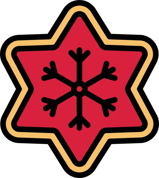 Christmas Food Xmas Icon Weihnachten Kategorie — Stockvektor