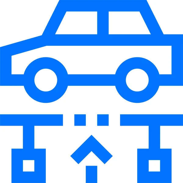 Coche Icono Del Motor Construcción — Vector de stock