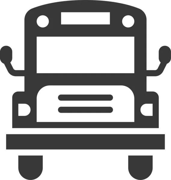 Bus Car School Icon Educationschoollearning Category — Stock Vector