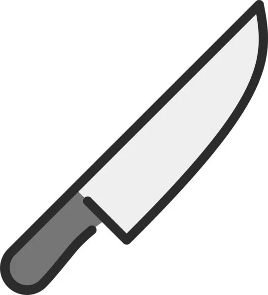 Іконка Різання Кухаря Заповненому Стилі — стоковий вектор
