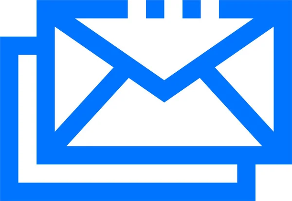 Comunicação Mails Ícone Múltiplo Estilo Esboço —  Vetores de Stock