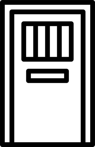 Türsymbol Digitales Symbol — Stockvektor