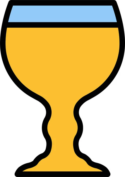 Ale Pivo Belgické Ikony Vyplněném Stylu — Stockový vektor