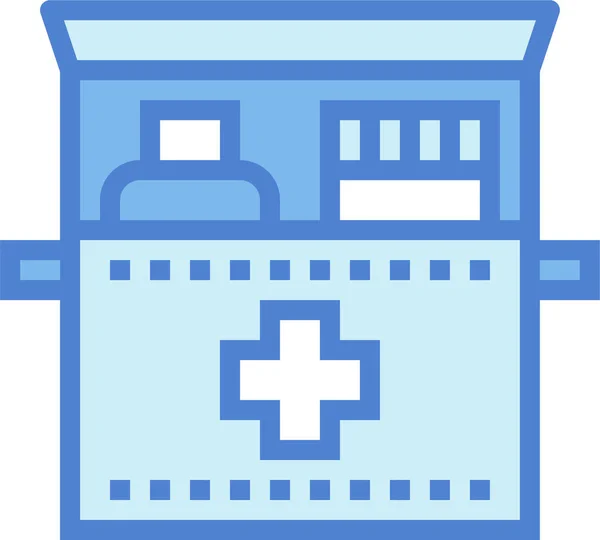 Emergency Health Kit Icon — Stock Vector