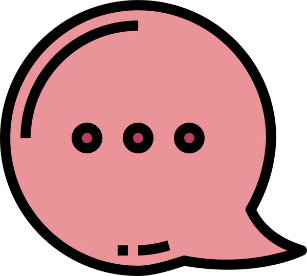 Bubble Chat Communication Icon — Stock Vector