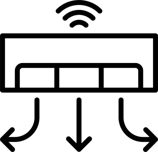 Air Conditioner Internet Things Icon — Stockvector