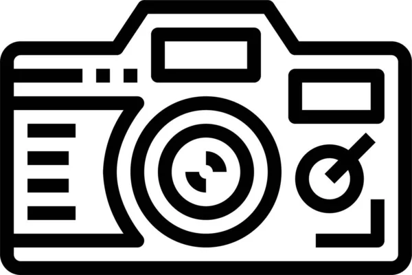 カメラのデジタル写真のアイコン — ストックベクタ