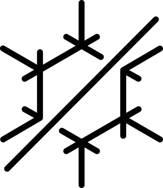 Кондиціонер Піктограми Контурному Стилі — стоковий вектор