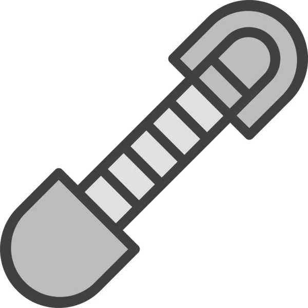 Baby Lock Furniture Lock Lock Icon Filledoutline Style — Stock vektor
