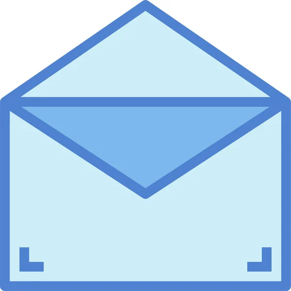 Email Mail Boîte Aux Lettres Icône Dans Style Filledoutline — Image vectorielle