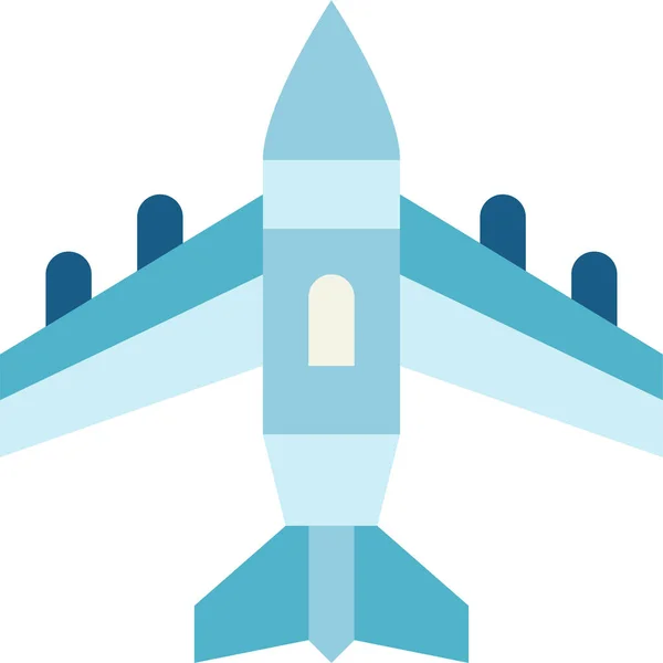 Aircraft Airplane Jet Icon — Stock Vector