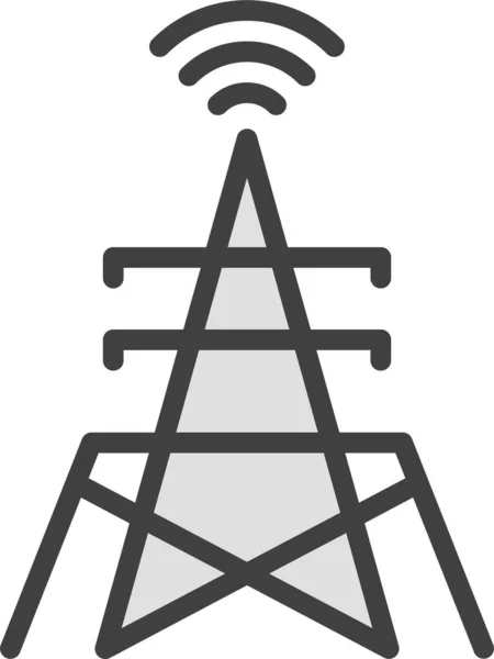 Elektrische Icoon Elektriciteit — Stockvector