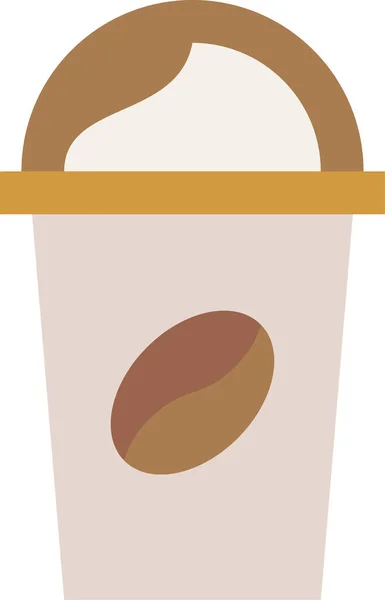 Barista Barista Gereedschap Koffie Icoon Platte Stijl — Stockvector