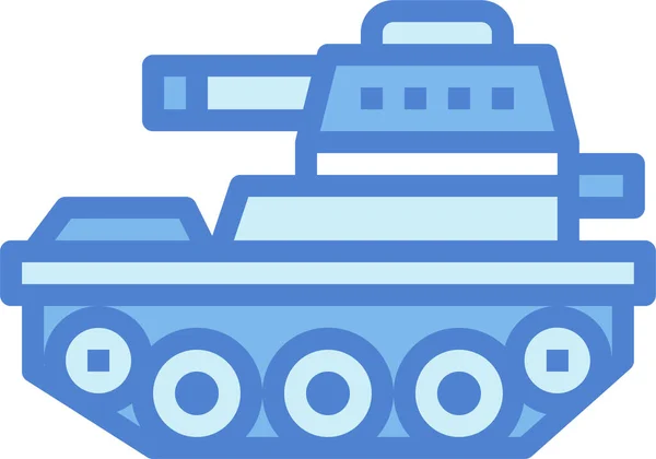 Askeri Tank Taşıma Simgesi — Stok Vektör
