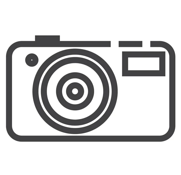 Camera Digital Movie Icon Outline Style — Stock Vector