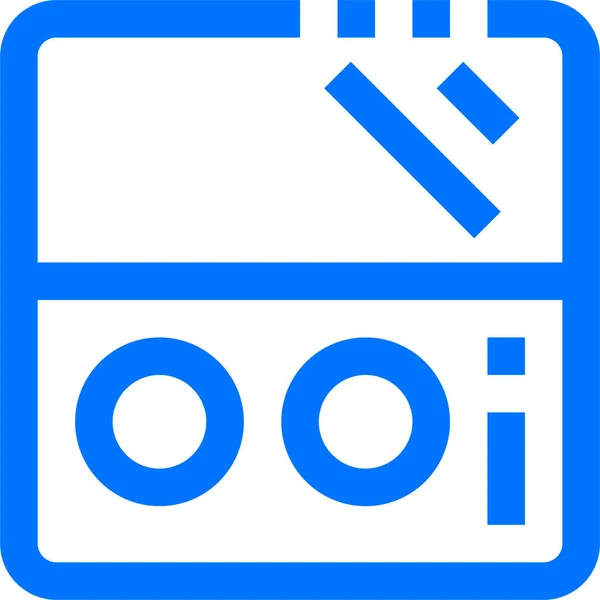 Ikona Krásy Zařízení Oko — Stockový vektor