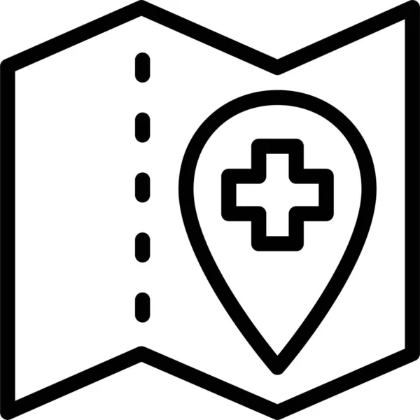 Икона Клиники — стоковый вектор