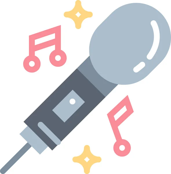 Microphone Sing Speaker Icon — Stock Vector