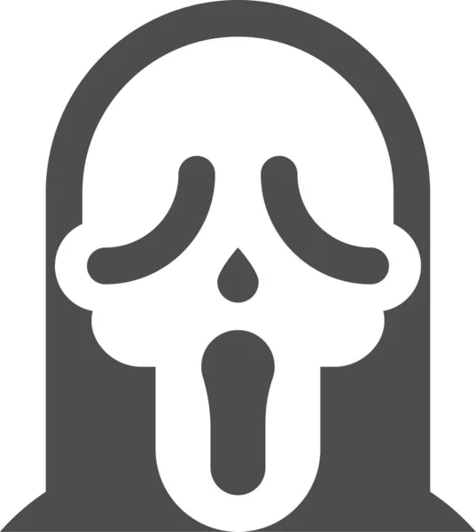 Character Halloween Horror Icon Flat Style — Stock Vector