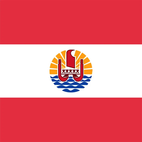 Bandeira País Ícone Francês Estilo Plano — Vetor de Stock
