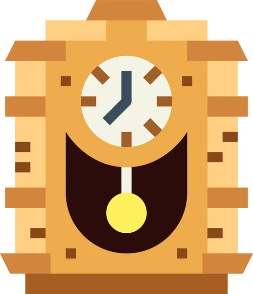 Икона Старинных Классических Часов — стоковый вектор