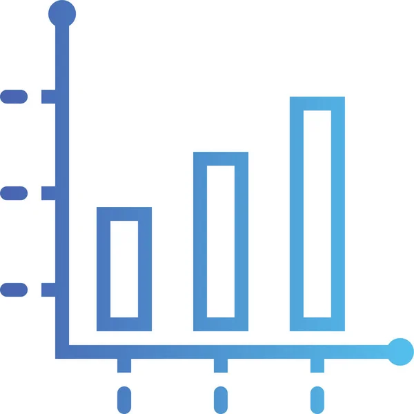 Statistik Statistik Icon Umrissen — Stockvektor