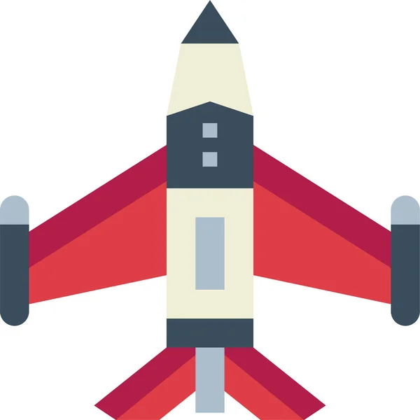 Ikona Samolotu Odrzutowego — Wektor stockowy
