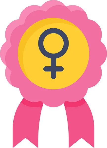 Feminism Woman Feminist Icon — Stock Vector