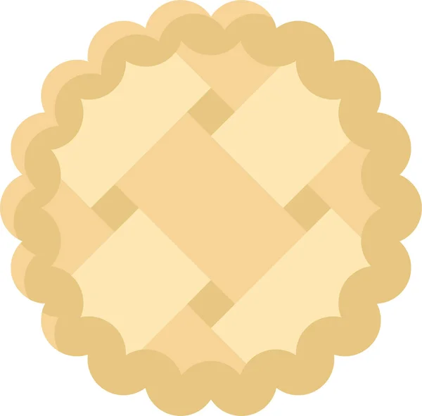 Apple Pie Baking Celebration Icon — Stock Vector