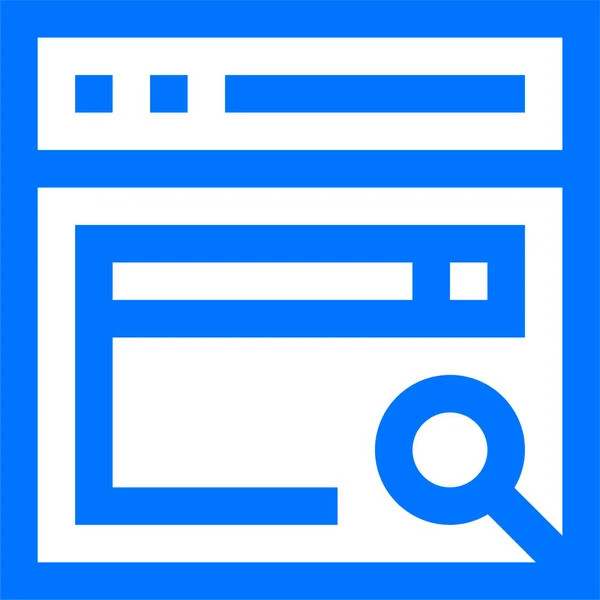 Browser Flowchart Input Icon Marketingseo Category — ストックベクタ