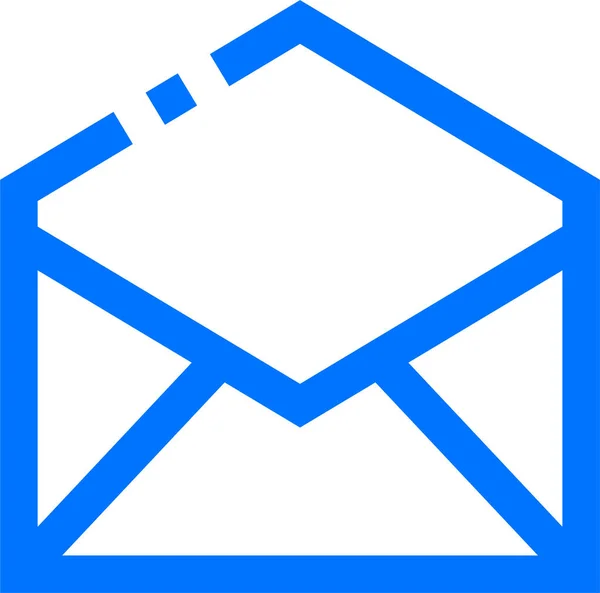 Mail Umschlag Interface Symbol Umriss Stil — Stockvektor