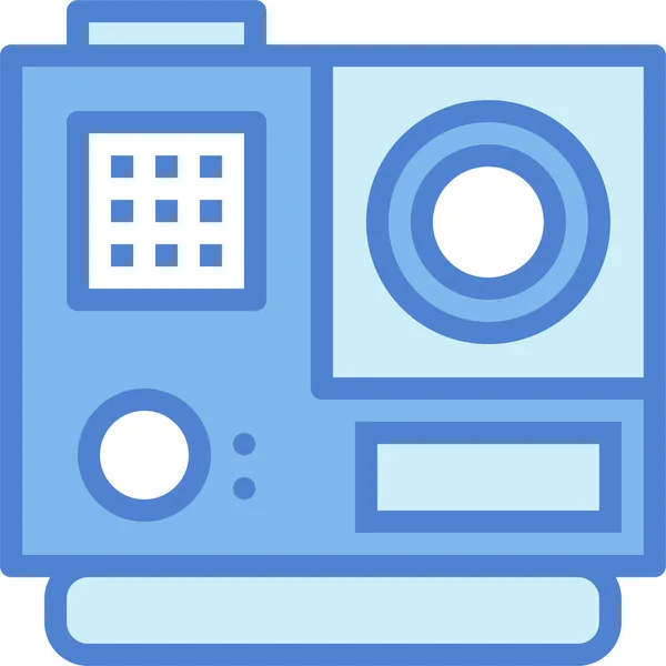 캠코더 디지털 카메라 아이콘 — 스톡 벡터