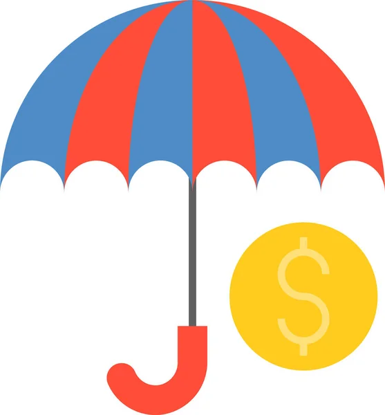 Banking Business Currency Icon Flat Style — Stock Vector