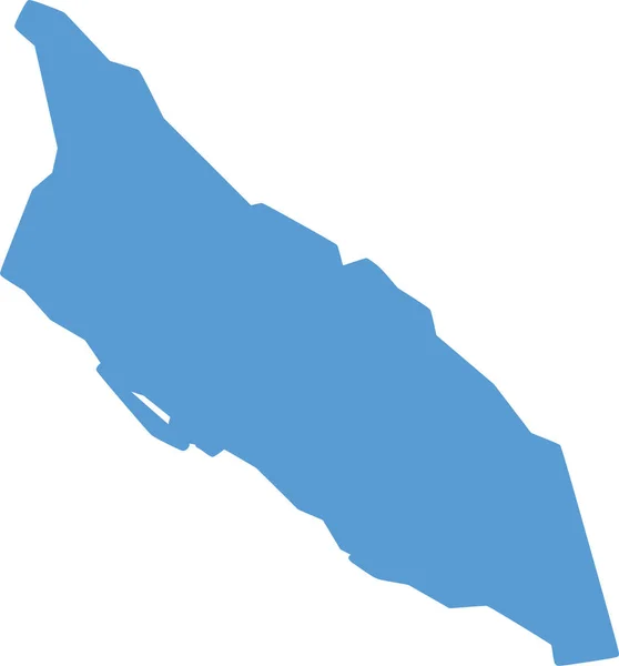 Aruba Map Country Icon Solid Style — Stock vektor