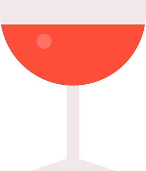 Алкогольные Напитки Икона Плоском Стиле — стоковый вектор