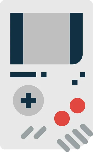 Boy Entertainment Game Icon Flat Style — Vector de stock