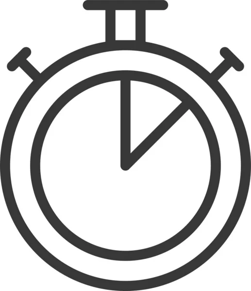 Horario Cita Icono Horario Estilo Esquema — Vector de stock