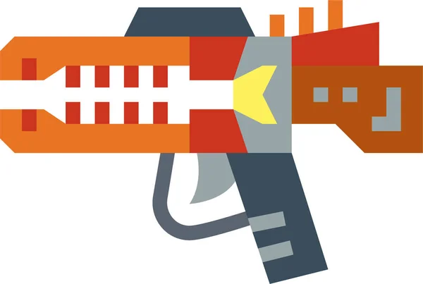 Cyber Gun Railgun Icon Militarywar Category — Image vectorielle
