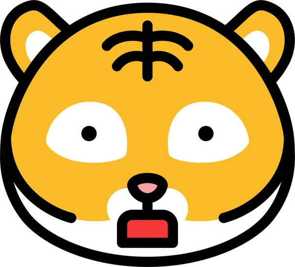 Emoji Shock Smoticon Icon Avatar Category — Stock Vector