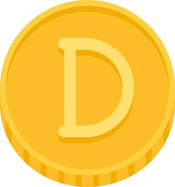 Dalasi Gambian Dalasi Money Icon — Image vectorielle