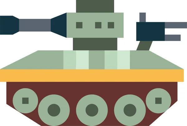 Ícone Transporte Tanque Militar — Vetor de Stock