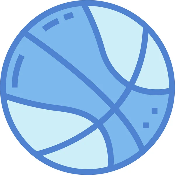 Basketball Equipment Sports Icon — Stockový vektor